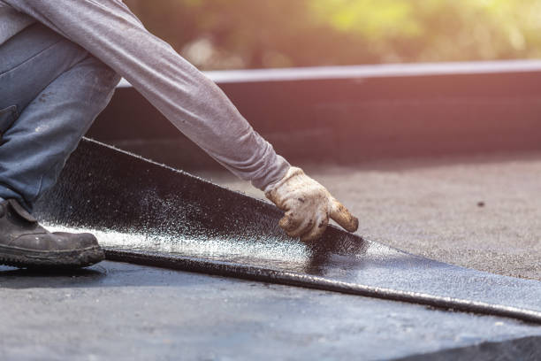 Professional Waterproofing technician working in Peapack, NJ